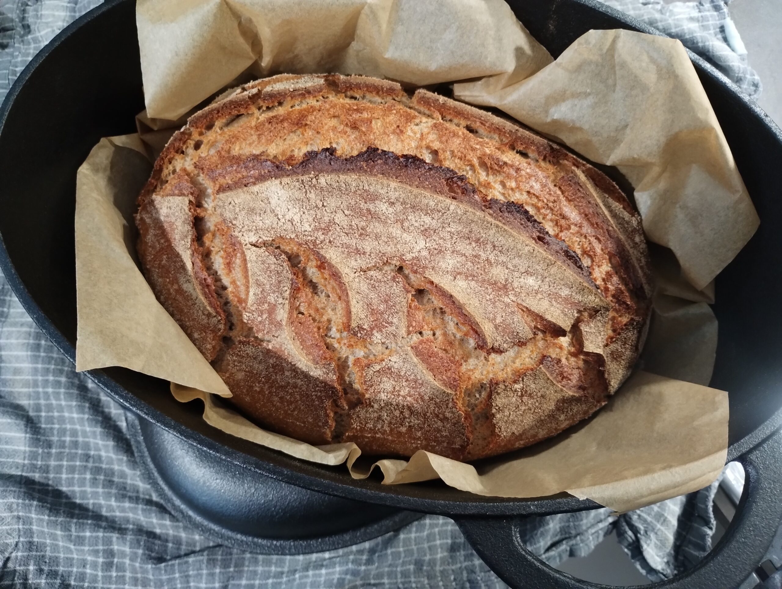 Brot backen im Dutch Oven / Brottopf